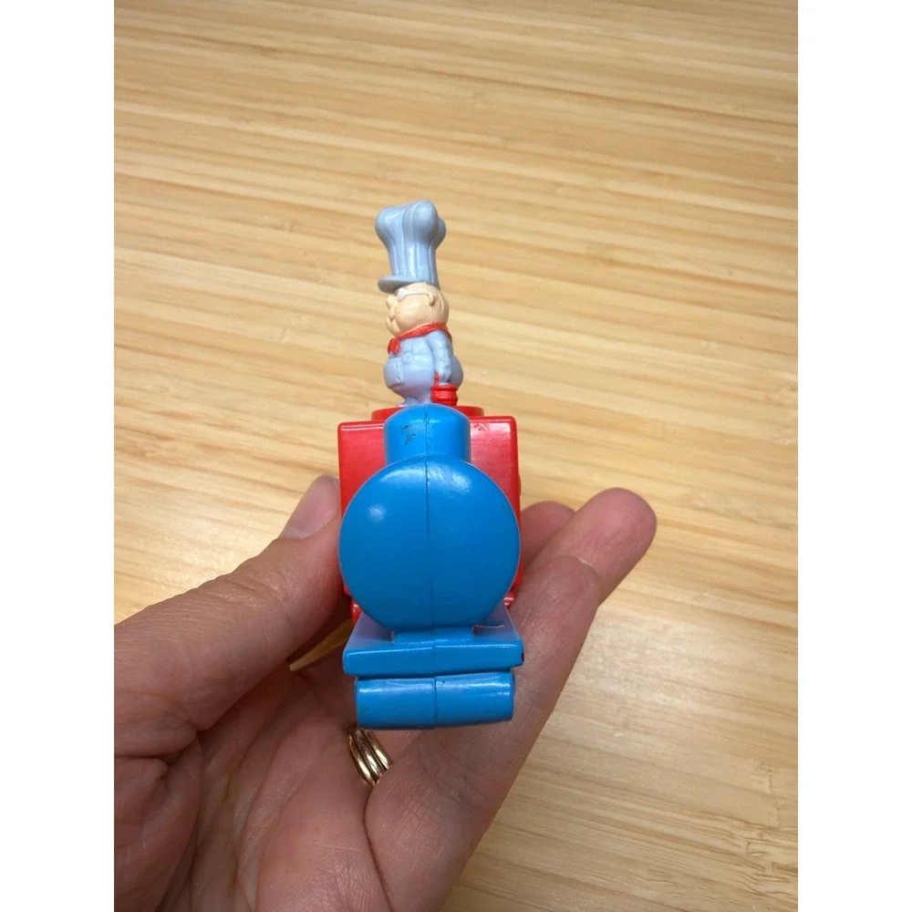 Vintage Conjunction Junction Train Chef Subway Promo Push Toy Works